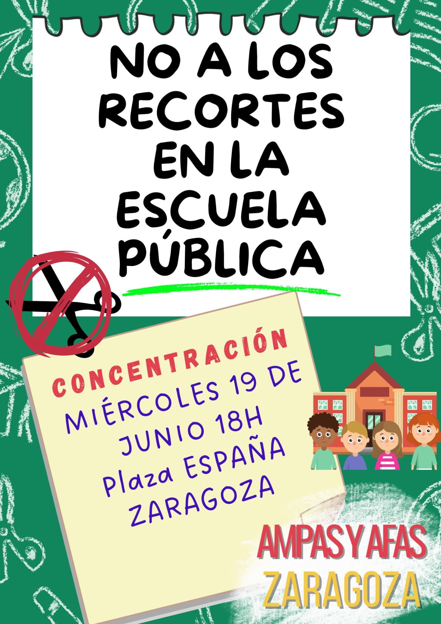 Concentración Contra los Recortes en la Escuela Pública