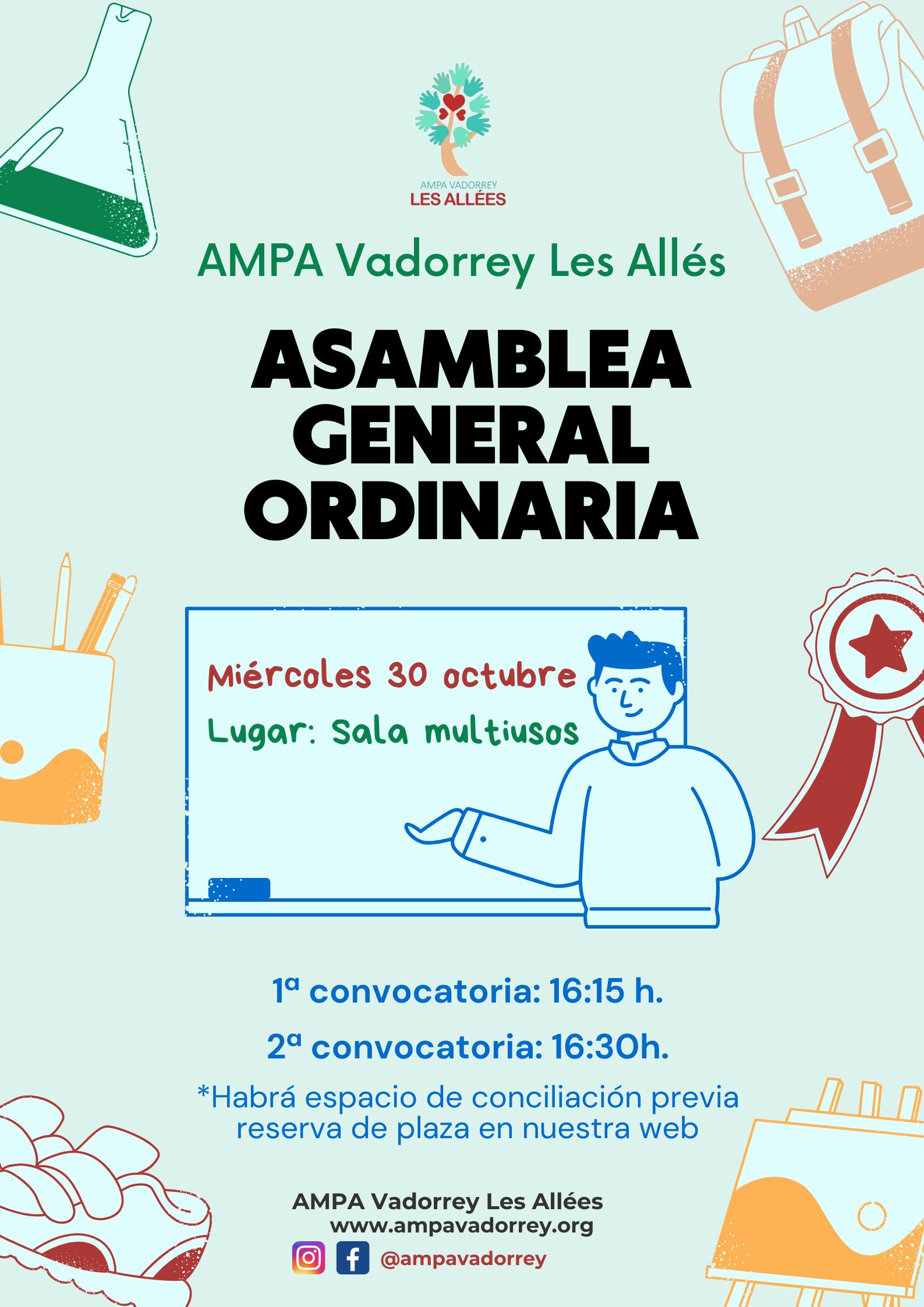 Asamblea General Ordinaria AMPA 30 Octubre