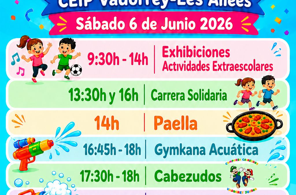 Fiesta Fin de Curso AMPA 6 Junio 26 CEIP VADORREY-LES ALLÉES